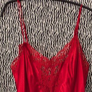 Fredricks Of Hollywood Red Slip Gown SizeLarge